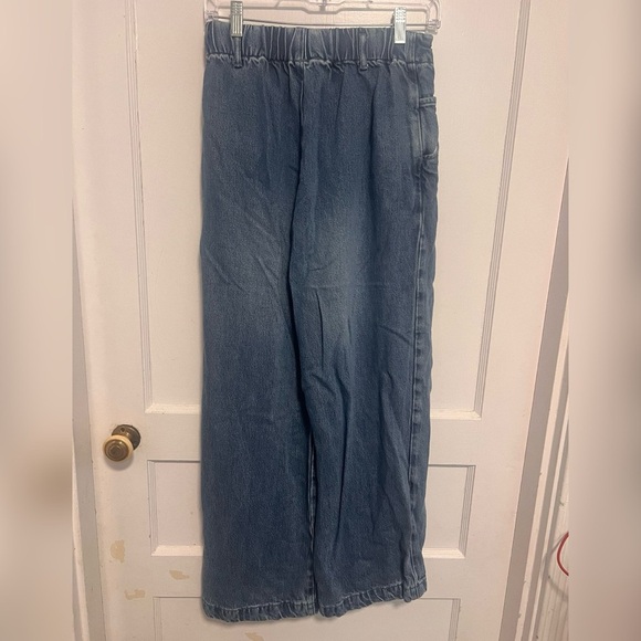 YFB Young fabulous & Broke Wide-Leg High Rise Elastic Waist Jeans Size S - Picture 4 of 4